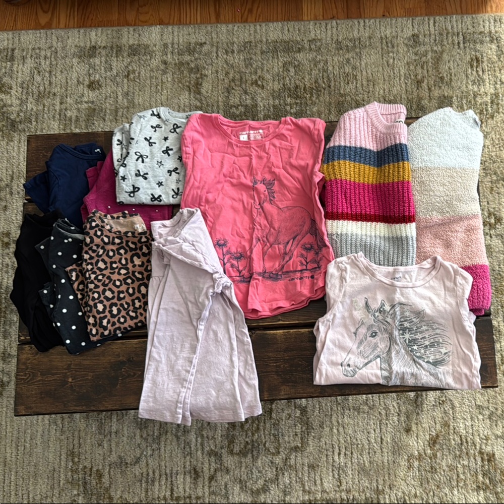 Girls long sleeve Clothing Bundle